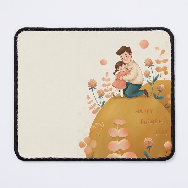 Item preview, Happy Father's Day Father Daughter Hug Illustration | Cute Family Love Art designed and sold by Lu7u.