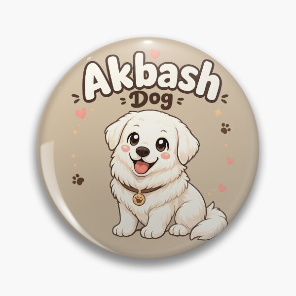 Item preview, Akbash Dog Cute Kawaii Puppy Illustration designed and sold by blankTeeShirt.