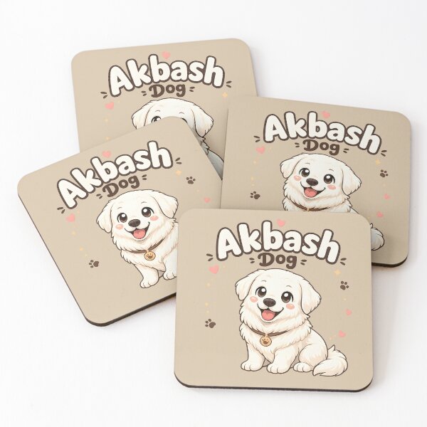 Item preview, Akbash Dog Cute Kawaii Puppy Illustration designed and sold by blankTeeShirt.