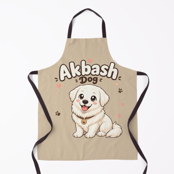 Item preview, Akbash Dog Cute Kawaii Puppy Illustration designed and sold by blankTeeShirt.