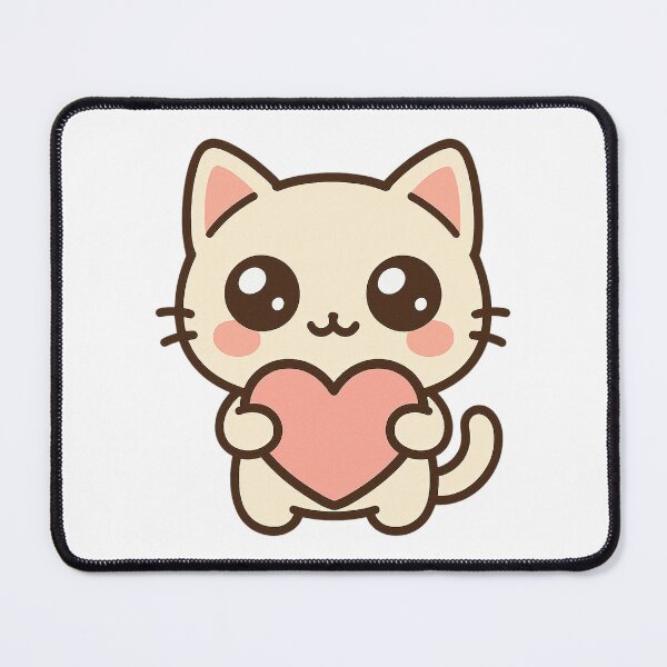 Item preview, Cute Kawaii Cat Heart designed and sold by Tom-Riley.