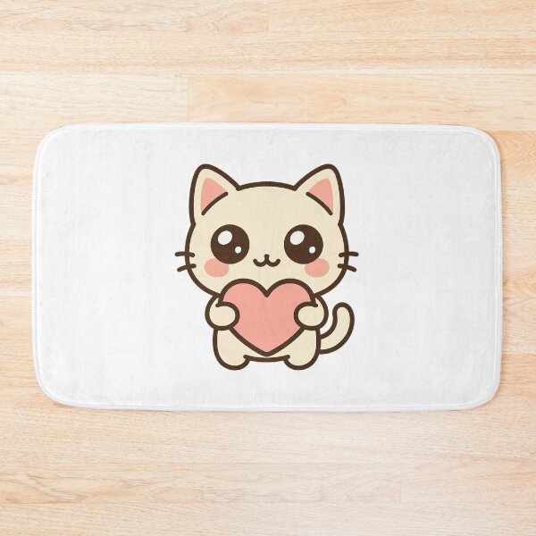Item preview, Cute Kawaii Cat Heart designed and sold by Tom-Riley.