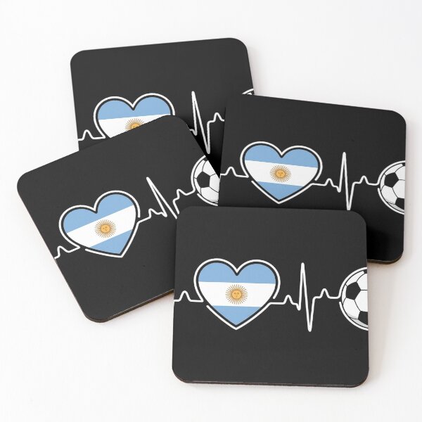 Item preview, Argentina Soccer Heartbeat Flag Pulse Football Fan Love designed and sold by longngusuc.