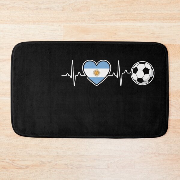 Item preview, Argentina Soccer Heartbeat Flag Pulse Football Fan Love designed and sold by longngusuc.