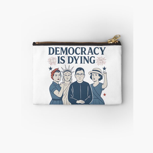 Item preview, Democracy Is Dying But Hey-Nice Fireworks Political Activist Social Justice Voter Rights designed and sold by SofenArt.
