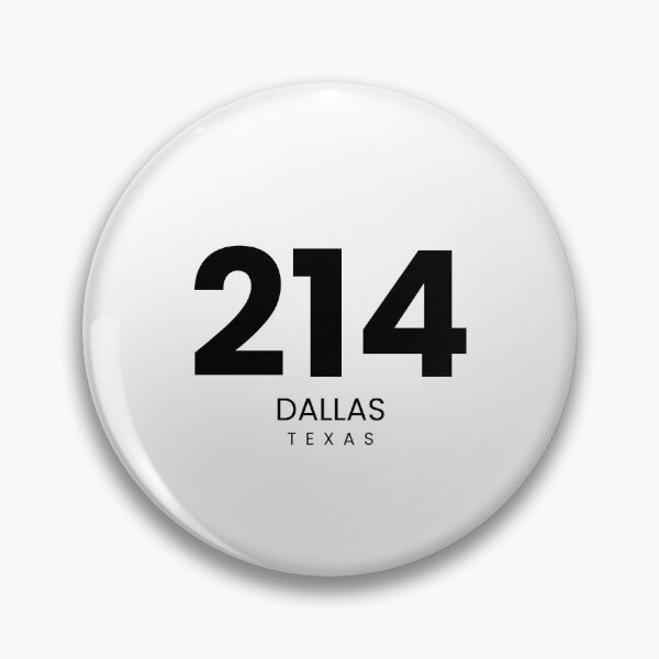 Item preview, 214 Dallas Texas Minimalist Area Code designed and sold by Paper Drip.