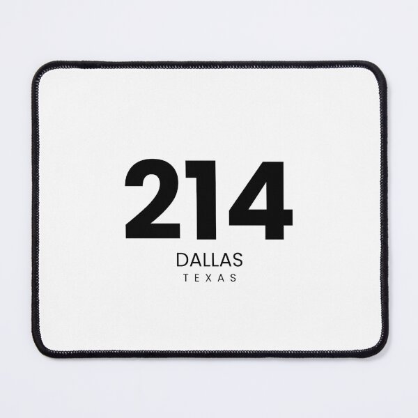 Item preview, 214 Dallas Texas Minimalist Area Code designed and sold by Paper Drip.