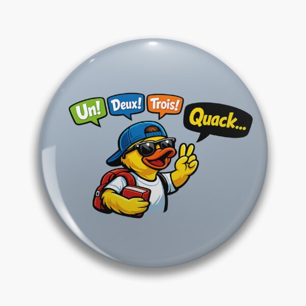 Item preview, French Counting Duck Quack Joke designed and sold by BROHLine Studio.