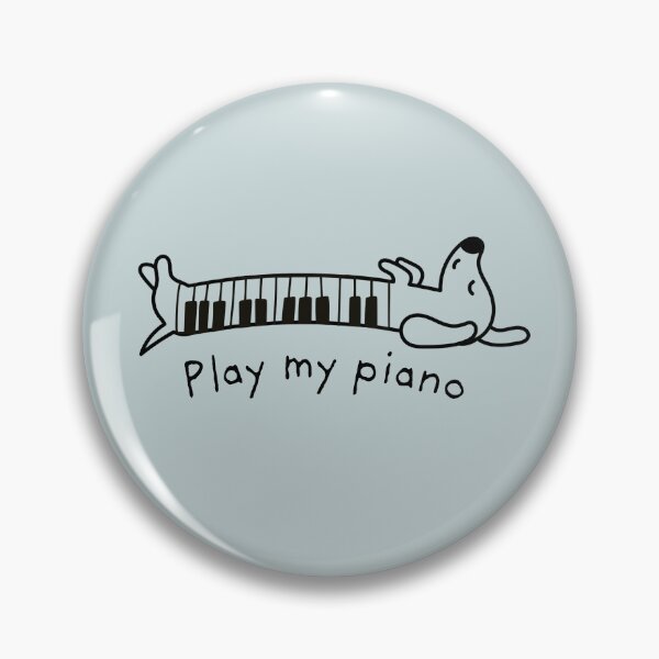 Item preview, Play my piano sausage dog designed and sold by InkRiot Studios.