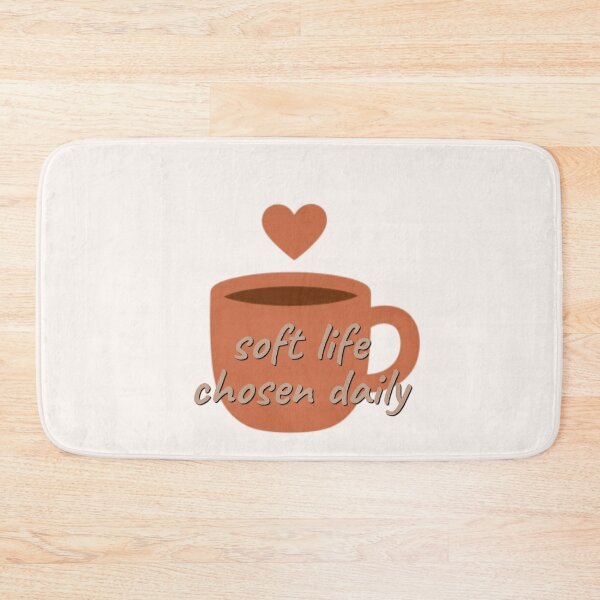 Item preview, Soft Life Chosen Daily – Mindfulness Affirmation Minimalist Design designed and sold by CosmicQuietStudio.