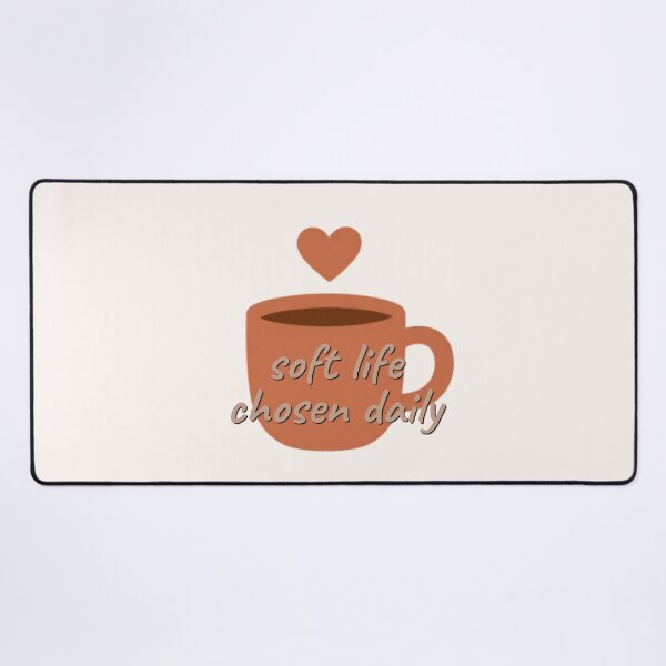 Item preview, Soft Life Chosen Daily – Mindfulness Affirmation Minimalist Design designed and sold by CosmicQuietLab.