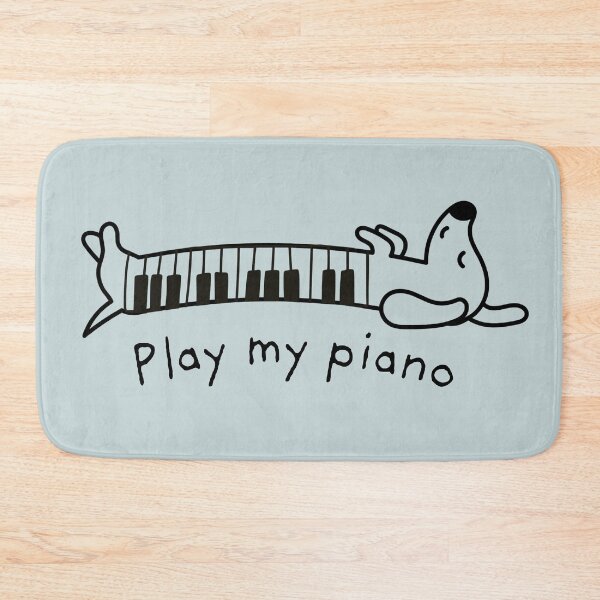 Item preview, Play my piano sausage dog designed and sold by InkRiot Studios.