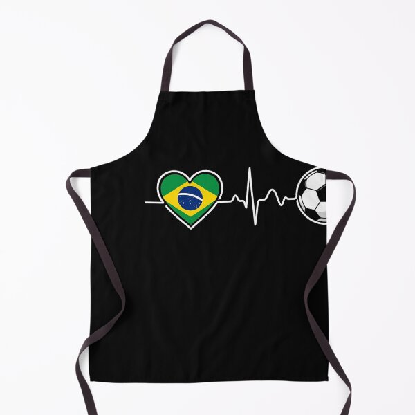 Item preview, Brazil Soccer Heartbeat Football Fan World Cup Love designed and sold by longngusuc.