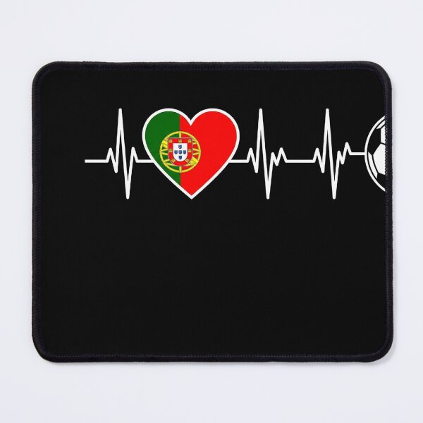 Item preview, Portugal Football Heartbeat Flag Soccer Ball Fan Love designed and sold by longngusuc.