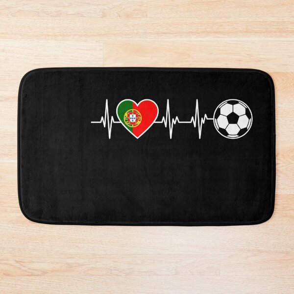 Item preview, Portugal Football Heartbeat Flag Soccer Ball Fan Love designed and sold by longngusuc.