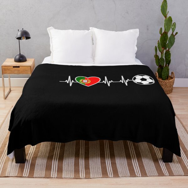 Item preview, Portugal Football Heartbeat Flag Soccer Ball Fan Love designed and sold by longngusuc.