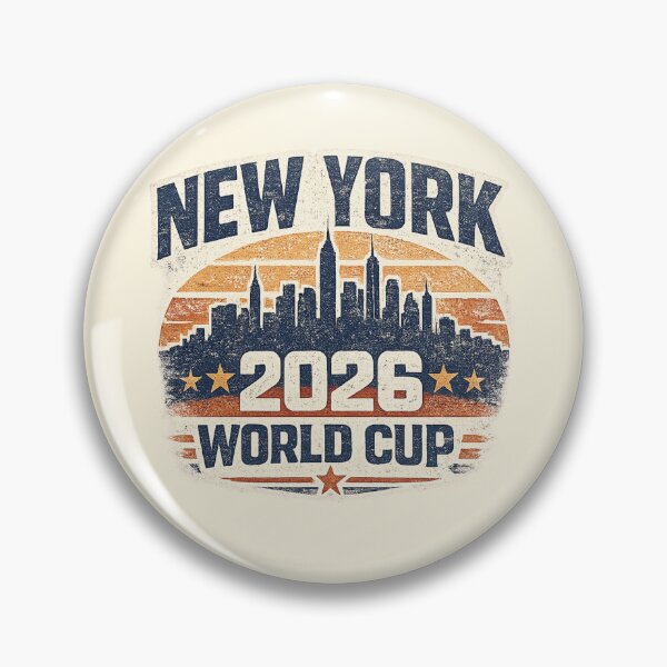 Item preview, New York World Cup 2026 – NYC Skyline Retro designed and sold by ArthUpscale.