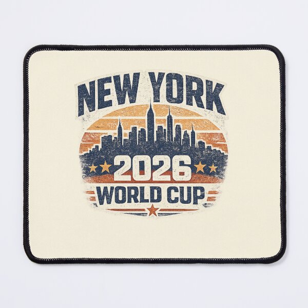 Item preview, New York World Cup 2026 – NYC Skyline Retro designed and sold by ArthUpscale.