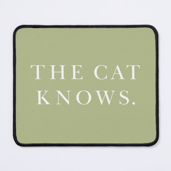 Item preview, Mysterious Cat Wisdom Minimalist Typography Design designed and sold by Meandmyshop.