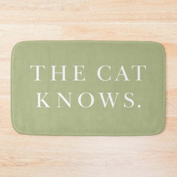 Item preview, Mysterious Cat Wisdom Minimalist Typography Design designed and sold by Meandmyshop.