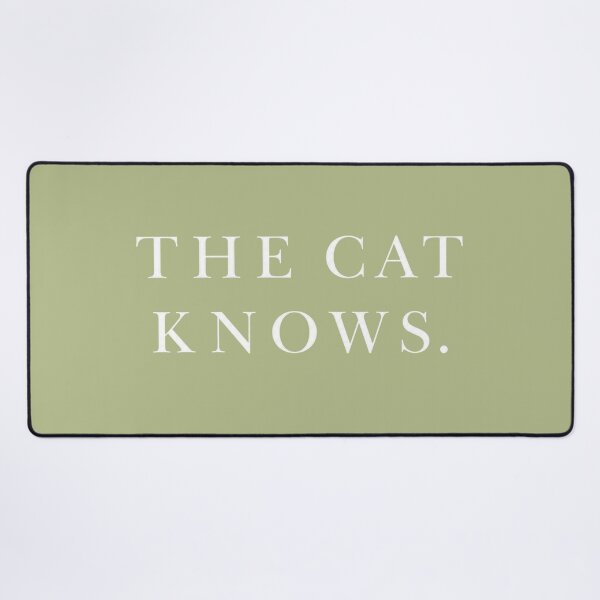 Item preview, Mysterious Cat Wisdom Minimalist Typography Design designed and sold by Meandmyshop.