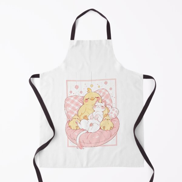Item preview, Cute anime cat and chicks designed and sold by The Deep Studio.