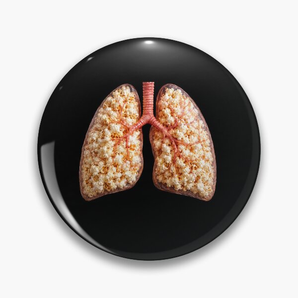 Item preview, Surreal Popcorn Lungs Funny Snack Anatomy designed and sold by elderberry.