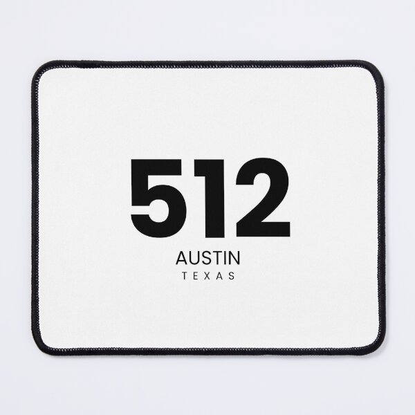 Item preview, 512 Austin Texas Minimalist Area Code designed and sold by Paper Drip.