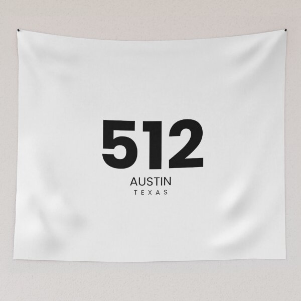 Item preview, 512 Austin Texas Minimalist Area Code designed and sold by Paper Drip.