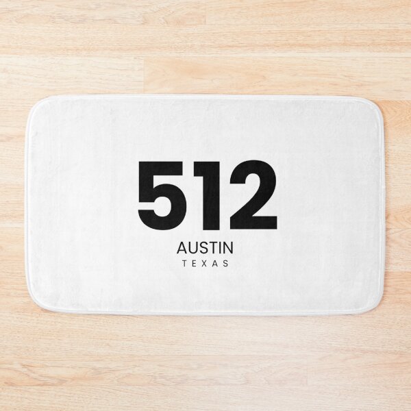 Item preview, 512 Austin Texas Minimalist Area Code designed and sold by Paper Drip.