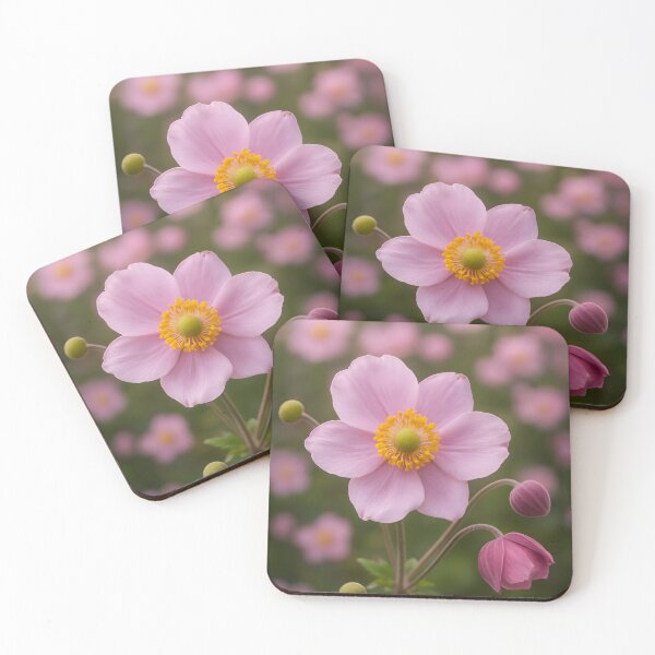Item preview, Pink Anemone — Delicate Fine Art Flower Photography designed and sold by Violafleurviolett.