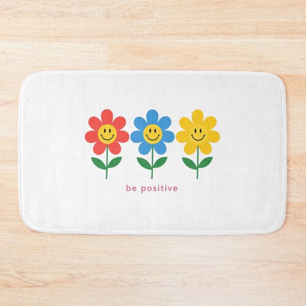 Item preview, Be Positive Smiley Flower Retro Aesthetic Happy Daisy Design designed and sold by Backsay.