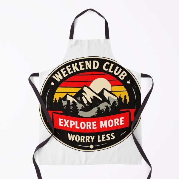 Item preview, Weekend Club – Explore More, Worry Less | Retro Adventure Badge Design designed and sold by FAFshop.