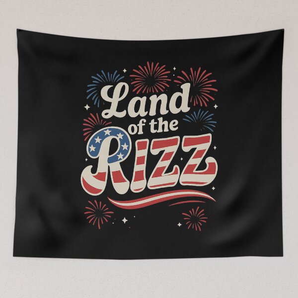Item preview, Land Of The Rizz American Patriotism Gen Z Meme designed and sold by SofenArt.