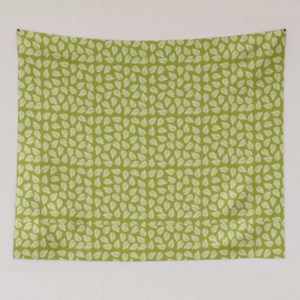 Item preview, Olive Green Leaf Seamless Pattern designed and sold by Zaya_art.