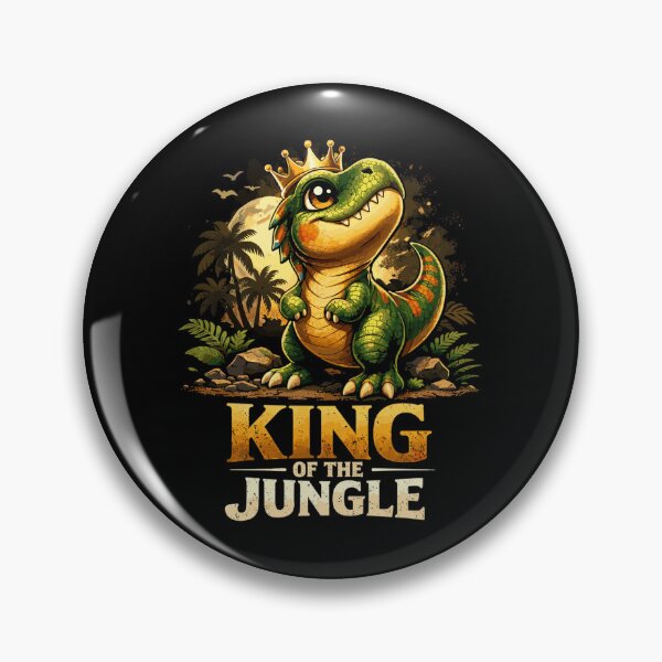 Item preview, T-Rex King of the Jungle – Proud Dino Shirt designed and sold by Pineapple-Tree.