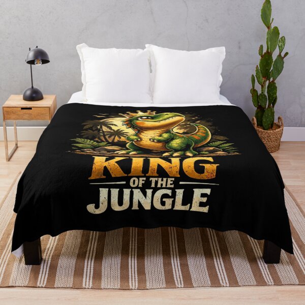 Item preview, T-Rex King of the Jungle – Proud Dino Shirt designed and sold by Pineapple-Tree.