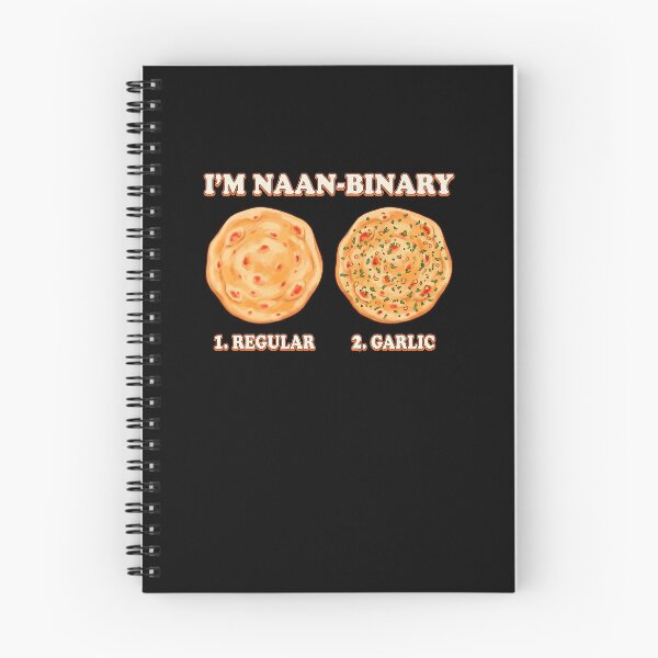 Item preview, Funny Im Naan Binary Funny Naan Bread Pun Art designed and sold by elderberry.