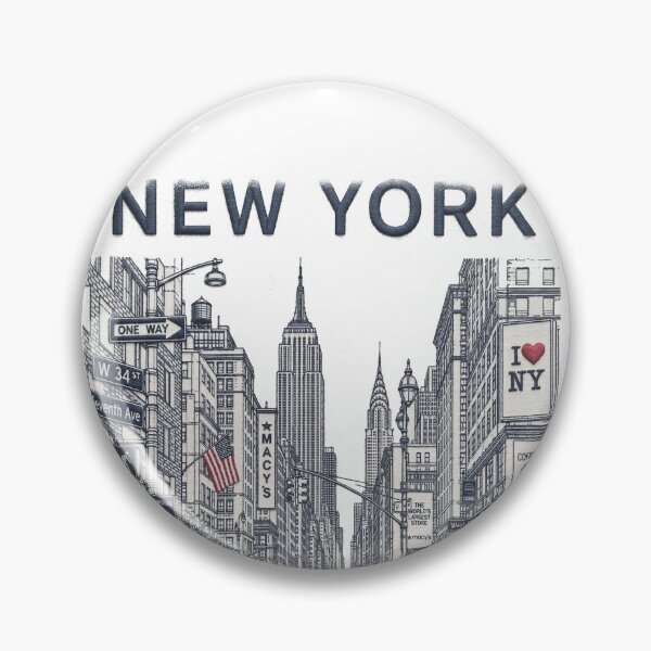 Item preview, New York City Street Scene 3D effect  designed and sold by jcsstore.