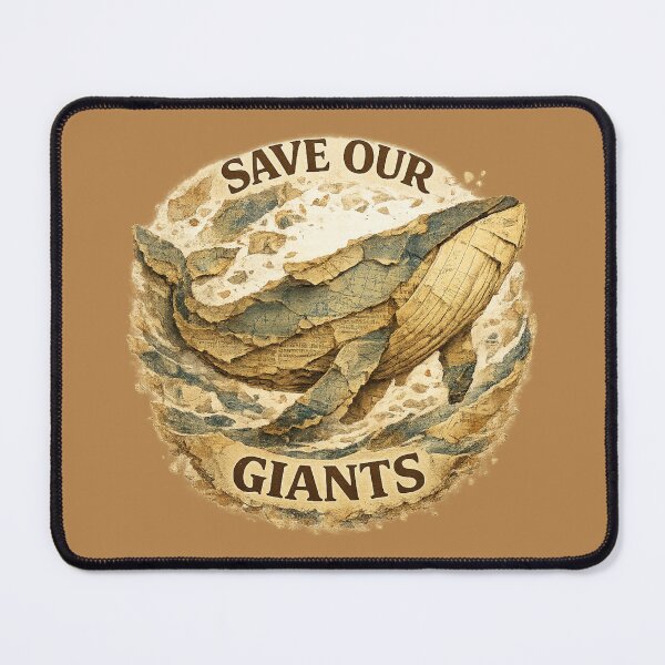 Item preview, Save Our Giants Whale Collage designed and sold by ChirpInc.