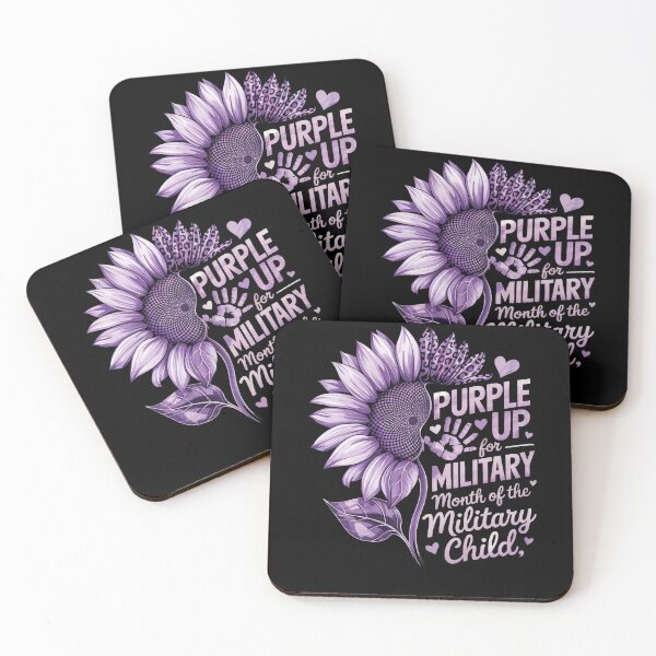 Item preview, Purple Up. For Military Month Of The Military Child, Military Family Support Sunflower designed and sold by SofenArt.