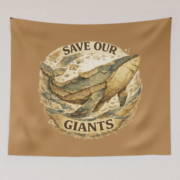 Item preview, Save Our Giants Whale Collage designed and sold by ChirpInc.