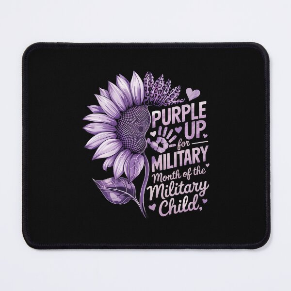 Item preview, Purple Up. For Military Month Of The Military Child, Military Family Support Sunflower designed and sold by SofenArt.