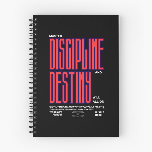 Item preview, Discipline And Destiny Quotes for Men  designed and sold by WarriorsArmour.