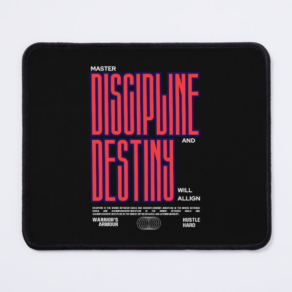 Item preview, Discipline And Destiny Quotes for Men designed and sold by WarriorsArmour.