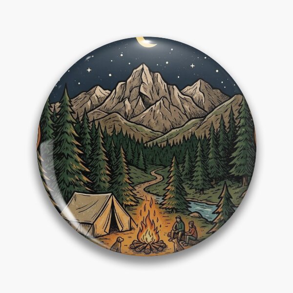 Item preview, Camp More Worry Less Vintage Camping Adventure designed and sold by PGRprint.