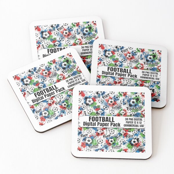 Item preview, Soccer Ball Grunge Paint Splatter Seamless Pattern designed and sold by longngusuc.