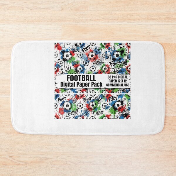 Item preview, Soccer Ball Grunge Paint Splatter Seamless Pattern designed and sold by longngusuc.