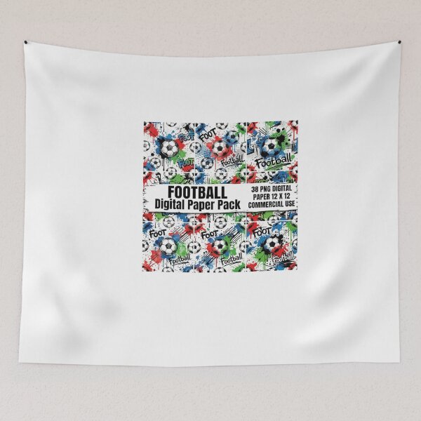 Item preview, Soccer Ball Grunge Paint Splatter Seamless Pattern designed and sold by longngusuc.