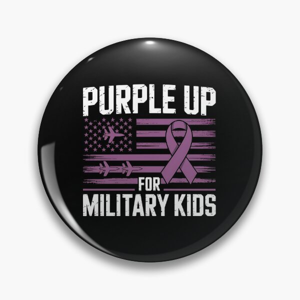 Item preview, Purple Up For Military Kids Month Of The Military Child Support designed and sold by SofenArt.